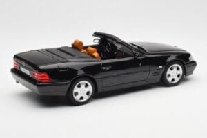 Mercedes SL 500 R129 Juodas Norev 1:18 183750 Metalas - nuotrauka 4 iš 10