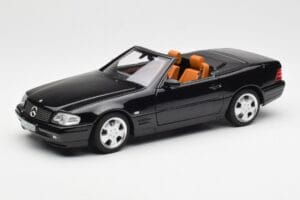 Mercedes SL 500 R129 Juodas Norev 1:18 183750 Metalas