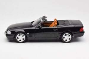 Mercedes SL 500 R129 Juodas Norev 1:18 183750 Metalas - nuotrauka 5 iš 10