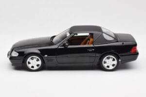 Mercedes SL 500 R129 Juodas Norev 1:18 183750 Metalas - nuotrauka 6 iš 10