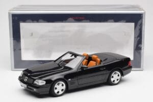 Mercedes SL 500 R129 Juodas Norev 1:18 183750 Metalas - nuotrauka 10 iš 10