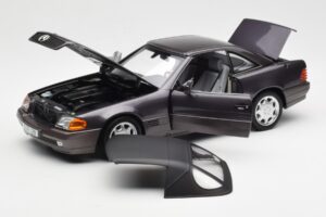 Mercedes 500 SL R129 Bornit Metalinis Dilerio Leidimas Norev 1:18 B66040655 Metalas - nuotrauka 2 iš 13