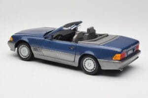 Mercedes SL 500 R129 Nautic Blue Metallic Revell 1:18 8081 Metalas - nuotrauka 7 iš 8
