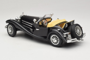 Mercedes 500K Roadster Juodas Bburago 1:18 3020-P2 Metalas - nuotrauka 5 iš 8