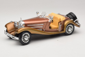 Mercedes 500K Roadster Varis Metallic Bburago 1:18 3020-P1 Metalas - nuotrauka 2 iš 8
