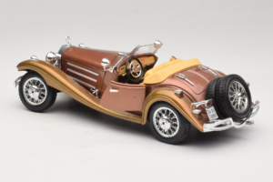 Mercedes 500K Roadster Varis Metallic Bburago 1:18 3020-P1 Metalas - nuotrauka 5 iš 8