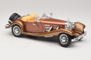 Mercedes 500K Roadster Varis Metallic Bburago 1:18 3020-P1 Metalas - nuotrauka 6 iš 8