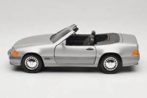 Mercedes 500SL R129 Sidabrinis Tchibo 1:18 TC001 Metalas - nuotrauka 4 iš 8