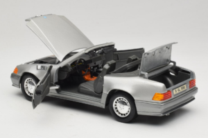 Mercedes 500SL R129 Sidabrinis Tchibo 1:18 TC001 Metalas - nuotrauka 5 iš 8