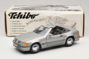 Mercedes 500SL R129 Sidabrinis Tchibo 1:18 TC001 Metalas - nuotrauka 8 iš 8