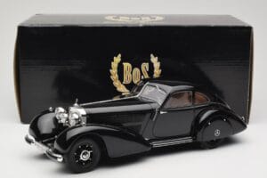 Mercedes 540K Autobahn Kurier Juodas BoS Models 1:18 BOS003 Derva - nuotrauka 6 iš 6