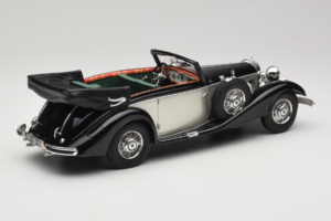 Mercedes 540K Kabrioletas Juodas Sidabrinis Cult Models 1:18 CML184-3 Metalas - nuotrauka 2 iš 6