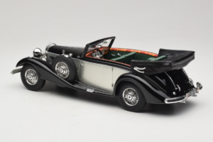 Mercedes 540K Kabrioletas Juodas Sidabrinis Cult Models 1:18 CML184-3 Metalas - nuotrauka 5 iš 6