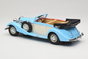 Mercedes 540K Kabrioletas Mėlynas Baltas Cult Models 1:18 CML184-2 Metalas - nuotrauka 5 iš 6