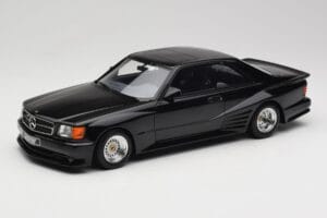 Mercedes 560 SEC W126 Koenig Juodas Otto 1:18 OT1134 Derva