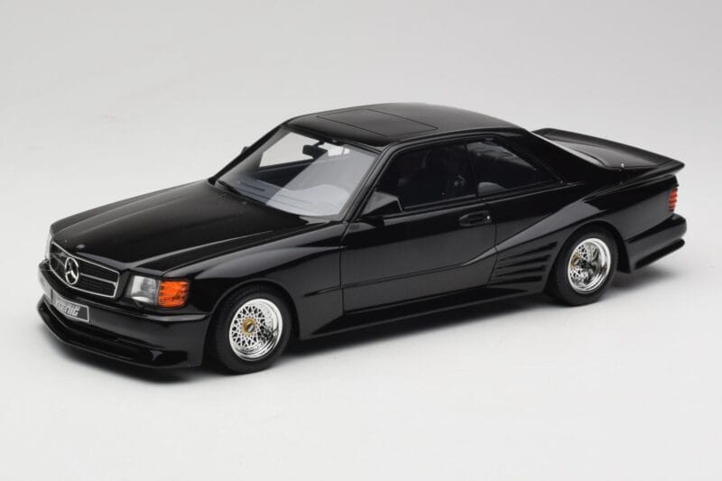 Mercedes 560 SEC W126 Koenig Juodas Otto 1:18 OT1134 Derva