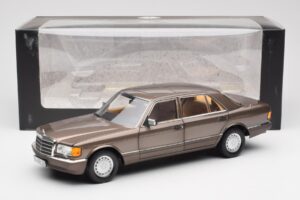Mercedes 560 SEL W126 Impala Rudas Dilerio Leidimas Norev 1:18 B66040646 Metalas - nuotrauka 8 iš 8
