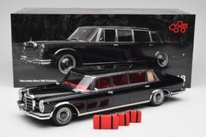 Mercedes 600 Pullman W100 Juodas NZG 1:18 1071/50 Metalas - nuotrauka 8 iš 8