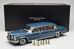 Mercedes 600 Pullman W100 Mėlynas NZG 1:18 B66040707 Metalas - nuotrauka 8 iš 8