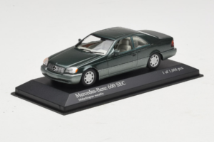 Mercedes 600 SEC W140 Žalias Metalinis Minichamps 1:43 430032604 Metalas - nuotrauka 2 iš 4
