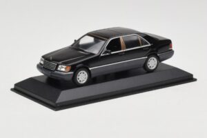 Mercedes 600 SEL W140 Black Metallic Minichamps 1:43 940035400 Metalas - nuotrauka 2 iš 4