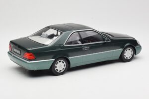 Mercedes 600 SEC W140 Coupe Green Metallic KK-Scale 1:18 KKDC180343 Metalas - nuotrauka 2 iš 6