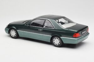 Mercedes 600 SEC W140 Coupe Green Metallic KK-Scale 1:18 KKDC180343 Metalas - nuotrauka 5 iš 6