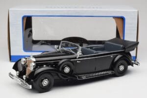 Mercedes 770 W150 Juodas MCG 1:18 MCG18207 Metalas - nuotrauka 6 iš 6