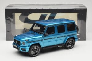 Mercedes AMG G63 W463 Hyper Blue Magno GT Spirit 1:18 GT925 Derva - nuotrauka 6 iš 6