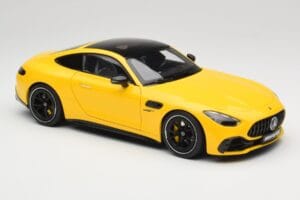 Mercedes AMG GT 43 C192 Turbo Sun Yellow NZG 1:18 B66960587 Metalas - nuotrauka 6 iš 8