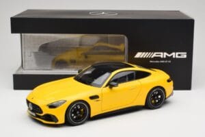 Mercedes AMG GT 43 C192 Turbo Sun Yellow NZG 1:18 B66960587 Metalas - nuotrauka 8 iš 8