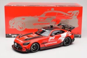 Mercedes AMG GT C190 Black Series Safety Car F1 2024 Minichamps 1:18 110032090 Metalas - nuotrauka 8 iš 8