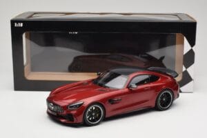 Mercedes AMG GT R C190 Jupiter Red Metallic Minichamps 1:18 155036027 Metalas - nuotrauka 6 iš 6