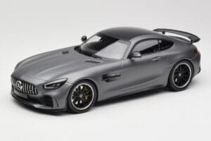 Mercedes AMG GT R C190 Matinis Pilkas Metalinis Minichamps 1:18 155036026 Metalas