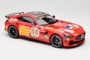 Mercedes AMG GT R C190 Rožinis Auksas Minichamps 1:18 155036024 Metalas - nuotrauka 4 iš 6
