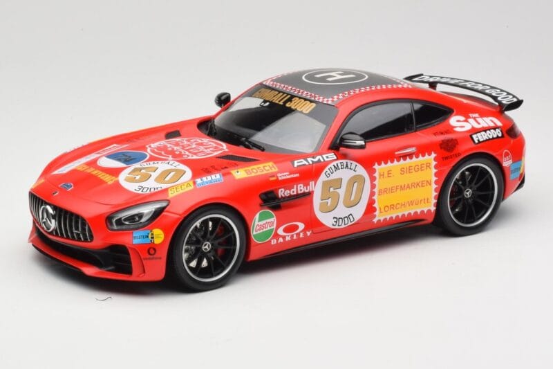 Mercedes AMG GT R C190 Rožinis Auksas Minichamps 1:18 155036024 Metalas
