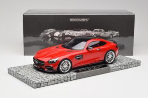 Mercedes Brabus AMG GT S C190 600 Mars Raudonas Minichamps 1:18 107032521 Metalas - nuotrauka 6 iš 6