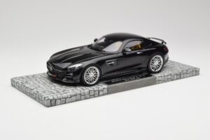 Mercedes Brabus AMG GT S C190 Obsidian Juodas Minichamps 1:18 107032520 Metalas