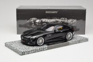 Mercedes Brabus AMG GT S C190 Obsidian Juodas Minichamps 1:18 107032520 Metalas - nuotrauka 6 iš 6