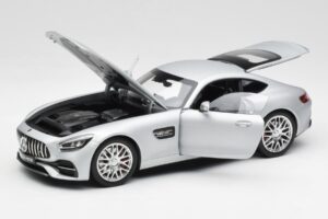 Mercedes AMG GT S C190 Designo Iridium Sidabrinis Magno Norev 1:18 B66960485 Metalas - nuotrauka 2 iš 8