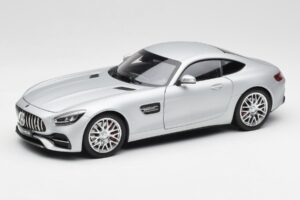 Mercedes AMG GT S C190 Designo Iridium Sidabrinis Magno Norev 1:18 B66960485 Metalas