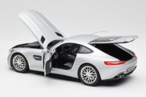 Mercedes AMG GT S C190 Designo Iridium Sidabrinis Magno Norev 1:18 B66960485 Metalas - nuotrauka 5 iš 8