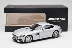 Mercedes AMG GT S C190 Designo Iridium Sidabrinis Magno Norev 1:18 B66960485 Metalas - nuotrauka 8 iš 8
