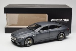 Mercedes AMG GT 63 S X290 Aero Package Designo Selenite Pilkas Magno Norev 1:18 B66961038 Metalas - nuotrauka 8 iš 8