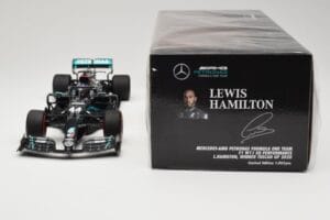 Mercedes AMG Petronas W11 #44 L. Hamilton Winner Tuscan GP 2020 Minichamps 1:18 110200944 Metalas - nuotrauka 6 iš 6