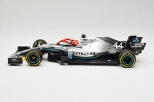 Mercedes AMG Petronas Motorsport W10 #44 L. Hamilton Winner Monaco GP 2019 Minichamps 1:18 110190644 Metalas - nuotrauka 3 iš 6