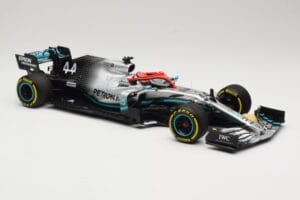 Mercedes AMG Petronas Motorsport W10 #44 L. Hamilton Winner Monaco GP 2019 Minichamps 1:18 110190644 Metalas - nuotrauka 4 iš 6