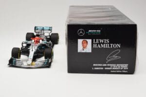 Mercedes AMG Petronas Motorsport W10 #44 L. Hamilton Winner Monaco GP 2019 Minichamps 1:18 110190644 Metalas - nuotrauka 6 iš 6