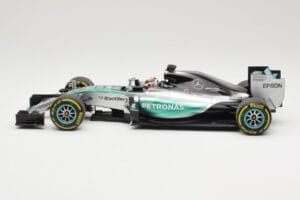 Mercedes AMG Petronas W06 Hybrid #44 L. Hamilton F1 World Champion 2015 Minichamps 1:18 186150044 Metalas - nuotrauka 3 iš 6