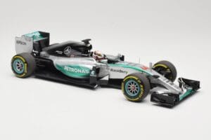 Mercedes AMG Petronas W06 Hybrid #44 L. Hamilton F1 World Champion 2015 Minichamps 1:18 186150044 Metalas - nuotrauka 4 iš 6
